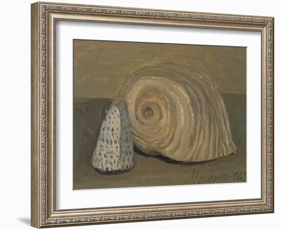 Still Life (Shells)-Morandi Giorgio-Framed Giclee Print