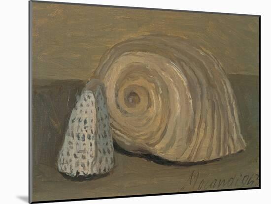 Still Life (Shells)-Morandi Giorgio-Mounted Giclee Print