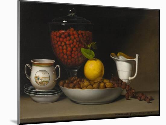 Still Life - Strawberries, Nuts, C.1822-Raphaelle Peale-Mounted Giclee Print