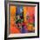 Still Life Table with Roses and Fruit-Peter Graham-Framed Giclee Print