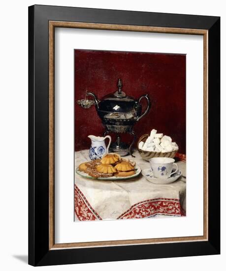 Still Life: Tasteful Tea, 1897-Albert Anker-Framed Giclee Print