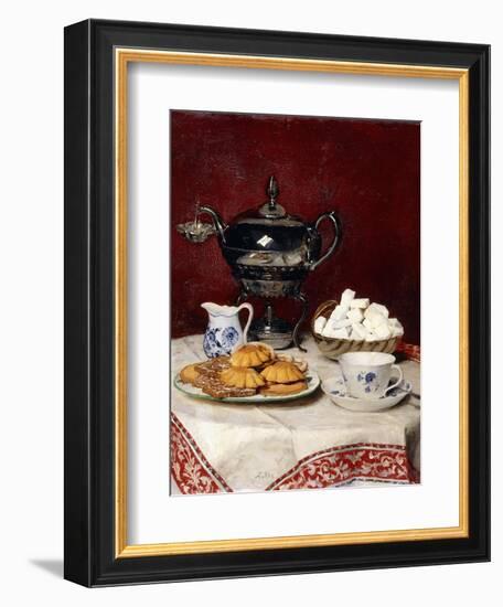 Still Life: Tasteful Tea, 1897-Albert Anker-Framed Giclee Print