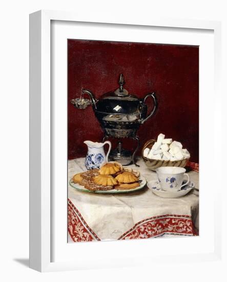 Still Life: Tasteful Tea, 1897-Albert Anker-Framed Giclee Print