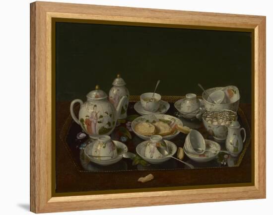 Still Life: Tea Set, c.1781-3-Jean-Etienne Liotard-Framed Premier Image Canvas