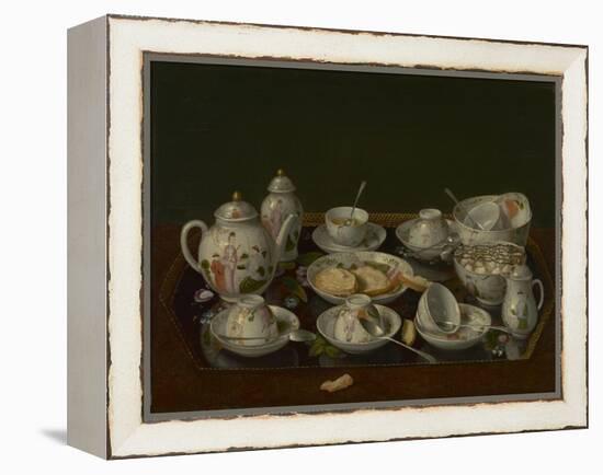 Still Life: Tea Set, c.1781-3-Jean-Etienne Liotard-Framed Premier Image Canvas