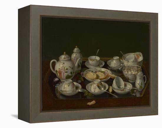 Still Life: Tea Set, c.1781-3-Jean-Etienne Liotard-Framed Premier Image Canvas