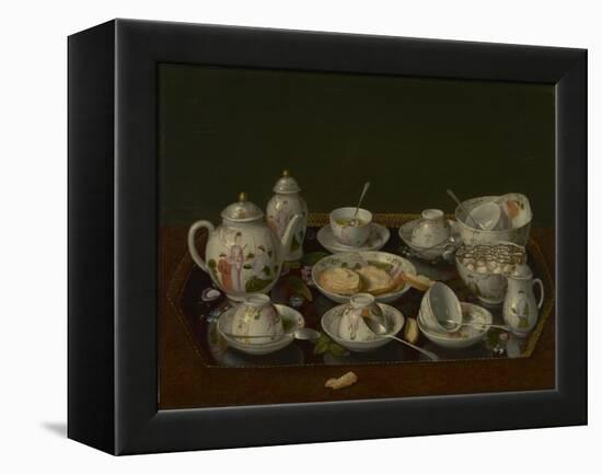 Still Life: Tea Set, c.1781-3-Jean-Etienne Liotard-Framed Premier Image Canvas