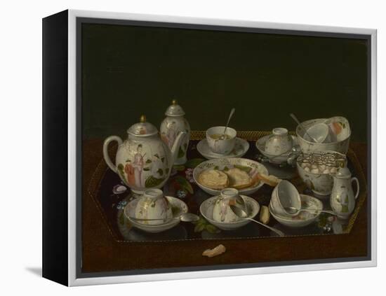 Still Life: Tea Set, c.1781-3-Jean-Etienne Liotard-Framed Premier Image Canvas