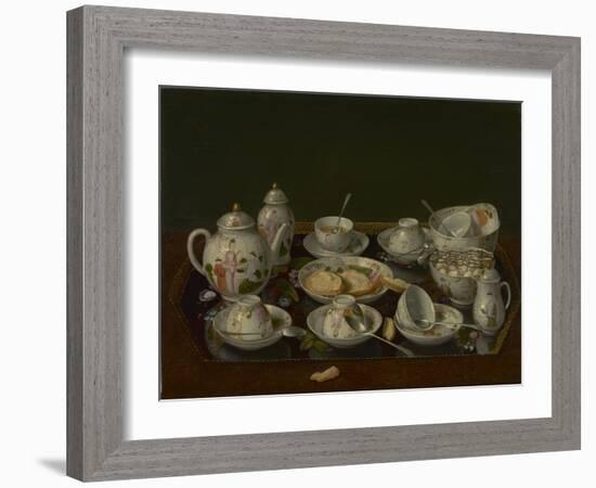 Still Life: Tea Set, c.1781-3-Jean-Etienne Liotard-Framed Giclee Print