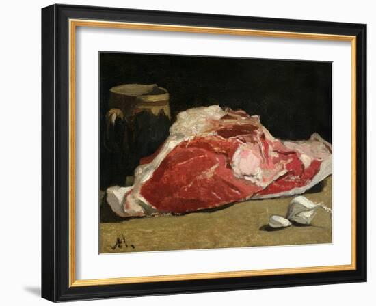 Still Life, the Joint of Meat, 1864-Claude Monet-Framed Giclee Print