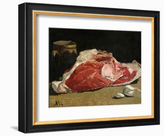 Still Life, the Joint of Meat, 1864-Claude Monet-Framed Giclee Print