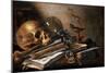 Still Life, Vanity, 1656 (Oil on Wood)-Pieter Claesz-Mounted Giclee Print