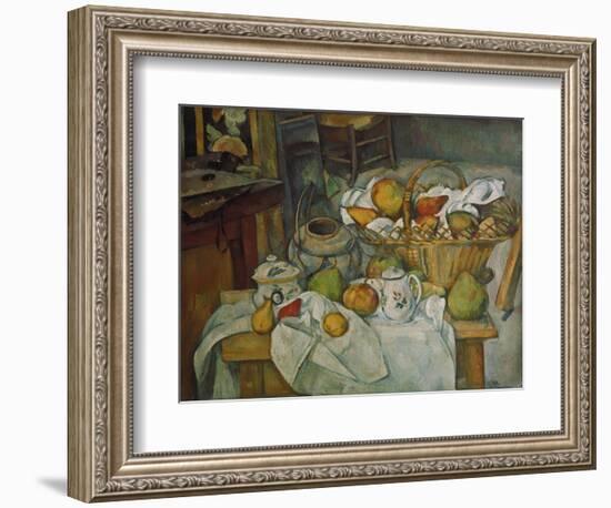 Still Life with a Basket of Fruit, 1888/90-Paul Cézanne-Framed Giclee Print