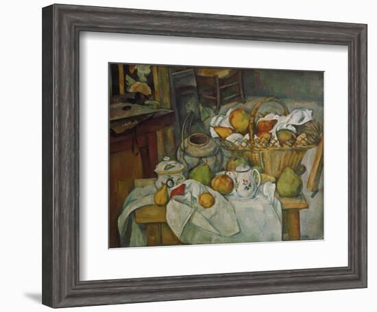 Still Life with a Basket of Fruit, 1888/90-Paul Cézanne-Framed Giclee Print