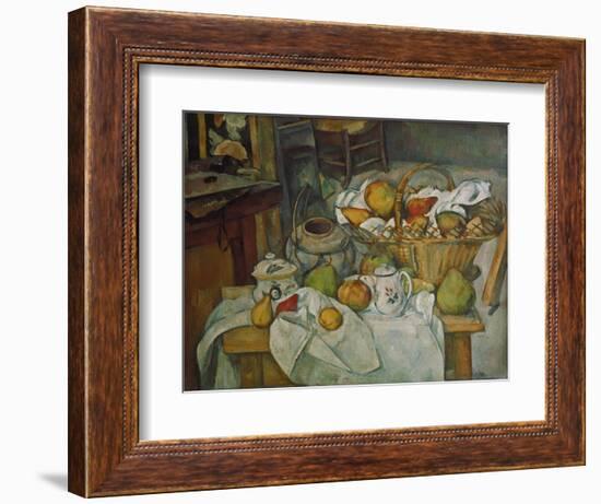 Still Life with a Basket of Fruit, 1888/90-Paul Cézanne-Framed Giclee Print