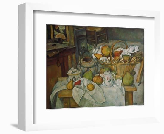 Still Life with a Basket of Fruit, 1888/90-Paul Cézanne-Framed Giclee Print