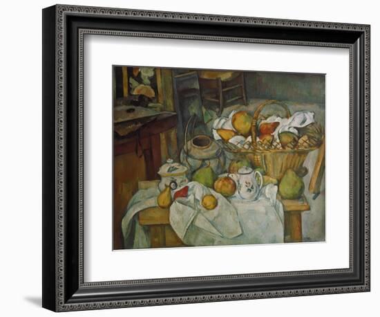 Still Life with a Basket of Fruit, 1888/90-Paul Cézanne-Framed Giclee Print