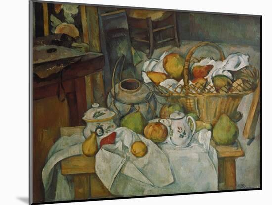 Still Life with a Basket of Fruit, 1888/90-Paul Cézanne-Mounted Giclee Print