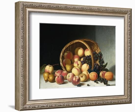 Still Life with a Basket of Fruit-Soren Emil Carlsen-Framed Giclee Print