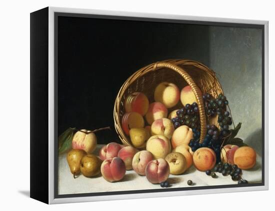 Still Life with a Basket of Fruit-Soren Emil Carlsen-Framed Premier Image Canvas