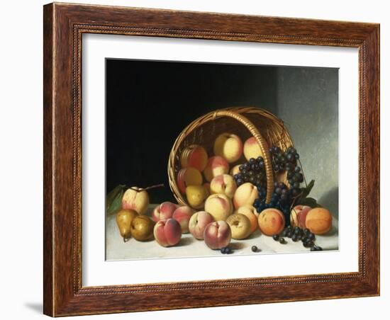 Still Life with a Basket of Fruit-Soren Emil Carlsen-Framed Giclee Print