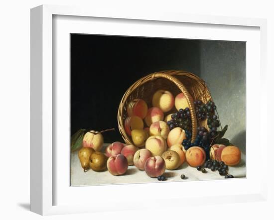 Still Life with a Basket of Fruit-Soren Emil Carlsen-Framed Giclee Print