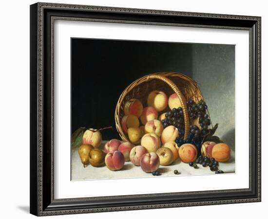 Still Life with a Basket of Fruit-Soren Emil Carlsen-Framed Giclee Print