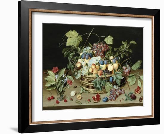 Still Life with a Basket of Fruit-Isaac Soreau-Framed Giclee Print