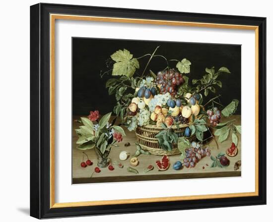 Still Life with a Basket of Fruit-Isaac Soreau-Framed Giclee Print