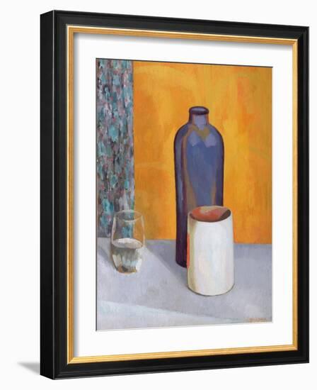 Still Life with a Blue Bottle, 1917-Roger Eliot Fry-Framed Giclee Print