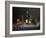 Still Life with a Bottle of Champagne and Two Glasses, with Various Fruit-null-Framed Giclee Print