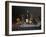Still Life with a Bottle of Champagne and Two Glasses, with Various Fruit-null-Framed Giclee Print