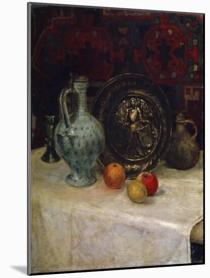 Still Life with a Brass Plate, Late 19th or Early 20th Century-Paula Modersohn-Becker-Mounted Giclee Print