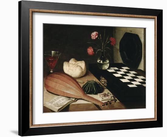 Still Life with a Chess-Lubin Baugin-Framed Giclee Print