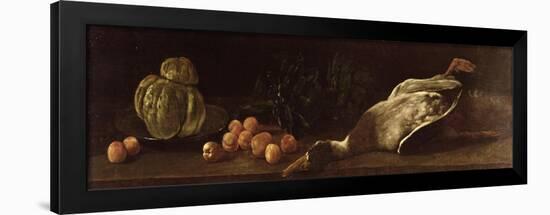 Still Life with a Duck, 1863-Francois Bonvin-Framed Giclee Print