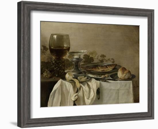 Still Life with a Fish, 1647-Pieter Claesz-Framed Giclee Print