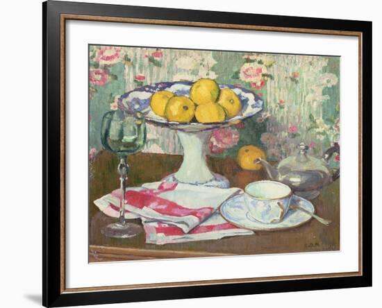 Still Life with a Fruit Dish, 1905-Georges Daniel De Monfreid-Framed Giclee Print