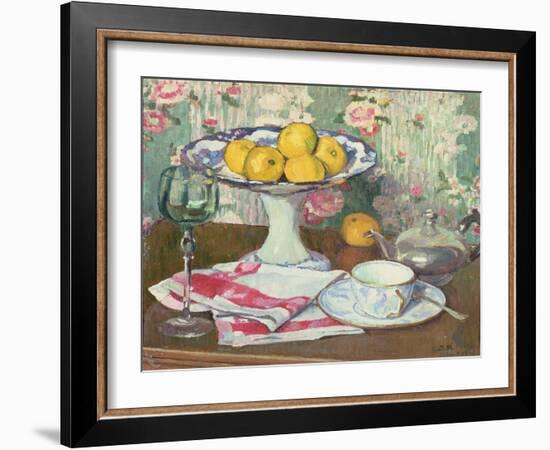 Still Life with a Fruit Dish, 1905-Georges Daniel De Monfreid-Framed Giclee Print