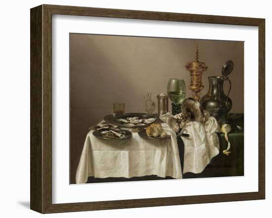 Still Life with a Gilt Cup-Willem Claesz Heda-Framed Art Print