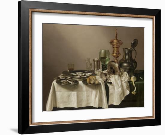 Still Life with a Gilt Cup-Willem Claesz Heda-Framed Art Print