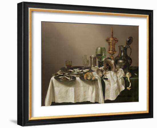 Still Life with a Gilt Cup-Willem Claesz Heda-Framed Art Print