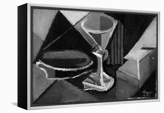 Still Life with a Glass, 1945 (Oil on Canvas)-Youla Chapoval-Framed Premier Image Canvas