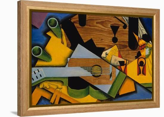 Still Life with a Guitar, 1913-Juan Gris-Framed Premier Image Canvas