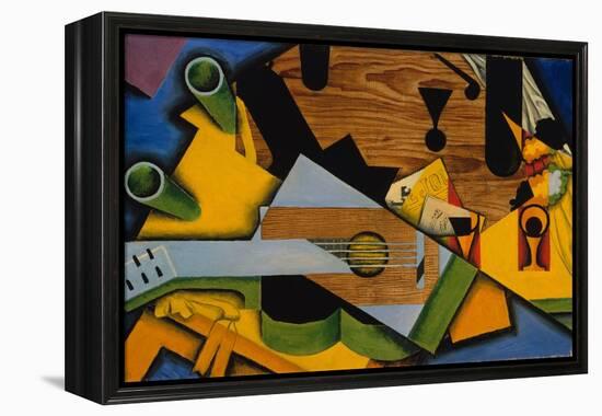 Still Life with a Guitar, 1913-Juan Gris-Framed Premier Image Canvas