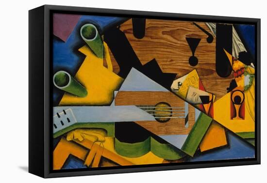 Still Life with a Guitar, 1913-Juan Gris-Framed Premier Image Canvas