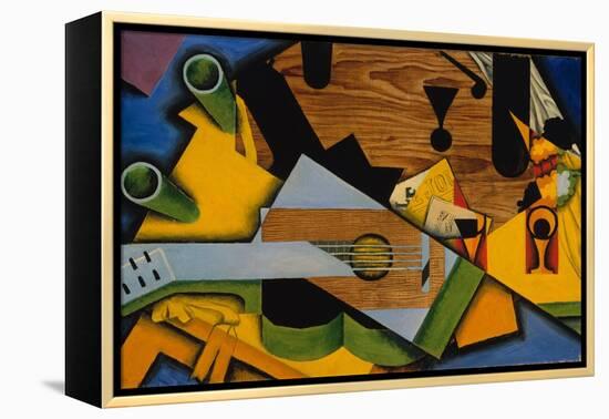 Still Life with a Guitar, 1913-Juan Gris-Framed Premier Image Canvas