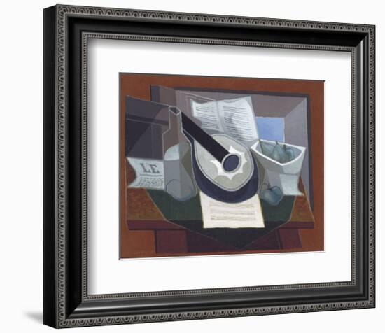 Still Life with a Guitar, 1925-Juan Gris-Framed Art Print