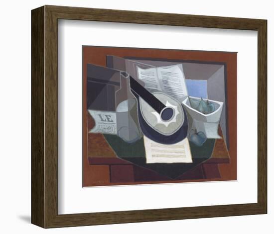 Still Life with a Guitar, 1925-Juan Gris-Framed Art Print