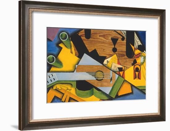 Still Life with a Guitar-Juan Gris-Framed Giclee Print