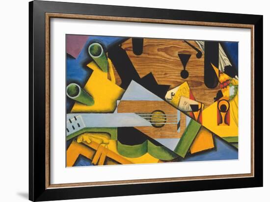 Still Life with a Guitar-Juan Gris-Framed Giclee Print